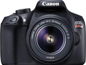 Canon EOS Rebel T6 / 1300D DSLR Camera with 18-55mm EF-S f/3.5-5.6 Lens
