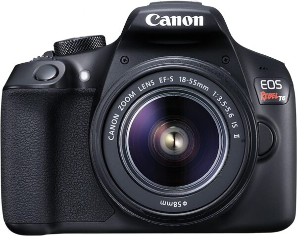 Canon EOS Rebel T6 / 1300D DSLR Camera with 18-55mm EF-S f/3.5-5.6 Lens