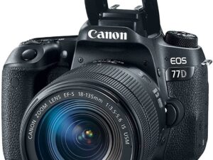 Canon EOS 77D Digital SLR Camera with 18-135mm EF-S f/3.5-5.6 IS USM Lens