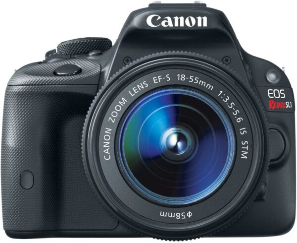 Canon EOS Rebel SL1 18MP Digital SLR Camera 18-55mm 75-300mm