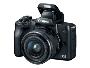 Canon EOS M50 Mirrorless Digital Camera with 15-45mm EF-M IS STM Lens Black