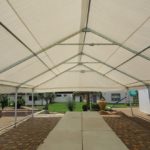 Tenda de tubulação retangular de 7x12m