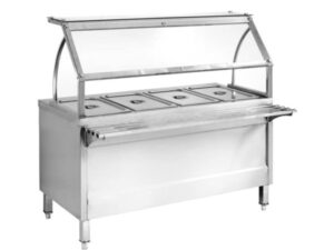 Bain marie 4 division floor model