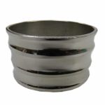 Silver oval shape napkin ring