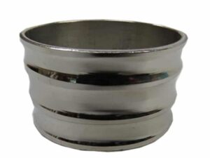 Silver oval shape napkin ring