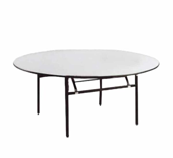 Mesa dobrável redonda de madeira 1.8m