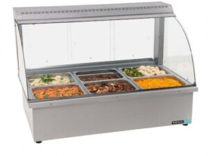 HOT FOOD BAR - 3 DIV TABLE MODEL - GLOBAL