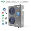 R32 heating + cooling + DHW 3 em 1 DC Inverter bomba de calor tudo em uma bomba de calor - Imagem 2