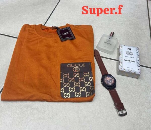 Kit de Camiseta, Relógio e Perfume - Imagem 3