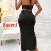 Vestidos chique lisos - Imagem 9