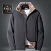 Jacket de Couro por dentre e liso por fora