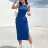 Vestidos chique lisos - Imagem 7