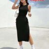 Vestidos chique lisos - Imagem 3