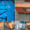 Portátil Mobile Outdoor PVC Amusement Water Equipment Metal Frame acima Piscina no solo - Imagem 6