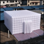 6X6X3.2mh Tenda Quadrada Inflável Portátil para Eventos ao Ar Livre, Tenda de Exibição, Tenda de Discoteca para Entretenimento