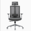 Cadeira Ajustável Alta Cadeira Ergonômica Cadeira de Computador Giratória para Escritório com Suporte Lombar - Imagem 3