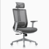 Cadeira Ajustável Alta Cadeira Ergonômica Cadeira de Computador Giratória para Escritório com Suporte Lombar - Imagem 4