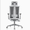 Cadeira Ajustável Alta Cadeira Ergonômica Cadeira de Computador Giratória para Escritório com Suporte Lombar - Imagem 5