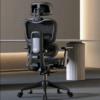 Cadeira de Escritório Ergonômica com Rede Completa, Malha Ergonômica com Descanso para os Pés, Computador Gamer de Luxo de Alta Qualidade - Imagem 2