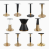 Base de Mesa em Aço Inoxidável Mesa Moderna Pernas de Mesa em Metal Pernas de Mesa em Alumínio Pernas de Mesa em Ferro Fundido - Imagem 2