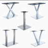 Base de Mesa em Aço Inoxidável Mesa Moderna Pernas de Mesa em Metal Pernas de Mesa em Alumínio Pernas de Mesa em Ferro Fundido - Imagem 4