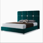 Apartamento de Hotel Confortável Design Moderno Quarto Cama King Size Móveis para Casa Cama de Tecido