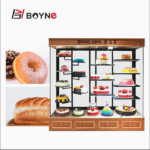 Expositor de Amostras de Bolo, Prateleira Delicada para Pão, Vitrine de Loja