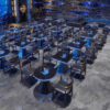 Bar Mobiliário combinação rocha laje mesa luminosa atmosfera luz mesa taberna alto bar mesas e cadeiras boate sofá
