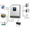 5kw Off Grid Inversor Híbrido Solar 48vdc 7000w Monofásico 9000w 5kv Inversor Painel Solar 8000w 6000w 48v 5kw