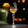 esign moderno Forma Criativa Copo De Vinho De Cristal Cocktail Cup Pássaro Temático Bartender Casamento Martini Champagne Gift Celebrar - Imagem 4