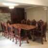 Mesa de jantar artificial retangular, sala de jantar com cadeiras - Imagem 6