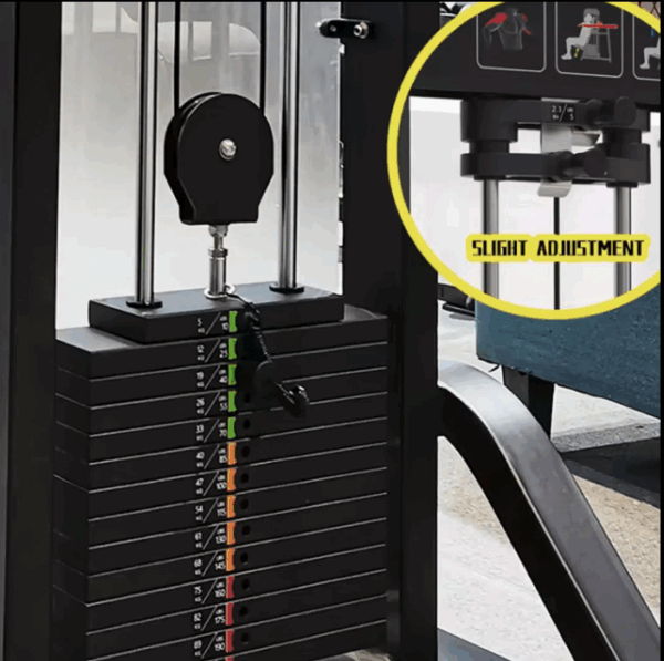 Equipamento de Ginástica de Força da Série de Função Dupla de Alta Qualidade - Máquina de Fitness para Puxada de Costas / Remada Baixa - Imagem 3