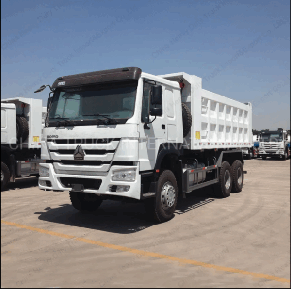 Caminhão Basculante Sinotruk HOWO 10 Wheeler 6X4 20/25 Cbm 25-30t 336/371HP Caminhão Dumper Pesado para Construção