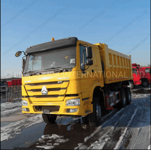 Caminhão Basculante Sinotruk HOWO 10 Wheeler 6X4 20/25 Cbm 25-30t 336/371HP Caminhão Dumper Pesado para Construção - Imagem 3