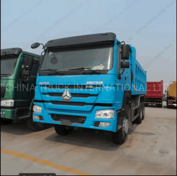 Caminhão Basculante Sinotruk HOWO 10 Wheeler 6X4 20/25 Cbm 25-30t 336/371HP Caminhão Dumper Pesado para Construção - Imagem 4
