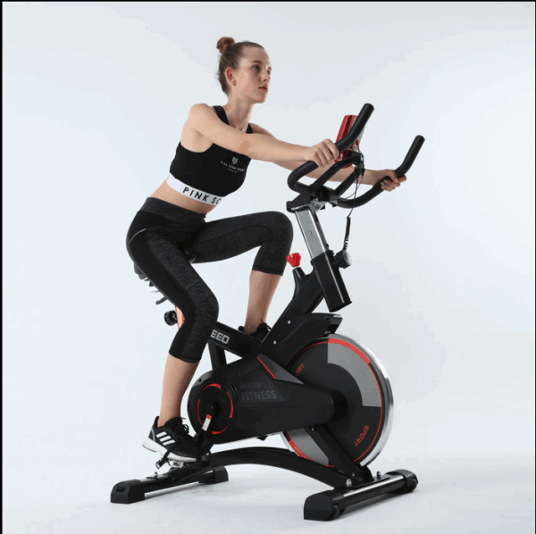 Bicicleta de Exercício Indoor Equipamento de Fitness para Academia em Casa Bicicleta de Spinning 6kg Volante - Imagem 4