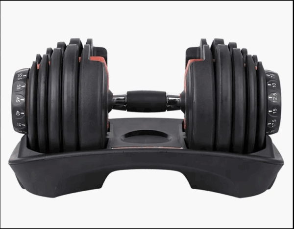 Conjunto de Halteres Ajustáveis para Treinamento de Força Comercial 24kg 40kg - Imagem 5