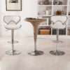 Estilo moderno giratório ajustável Recreational Bar Stool com descanso do pé - Imagem 3