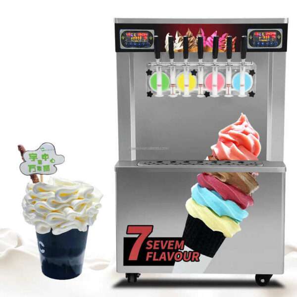 Máquina de Sorvete Macio de Iogurte Congelado em Vending Automático Taylor - 3 sabores - Novo - Ingredientes: Água, Frutas, Leite - Imagem 5