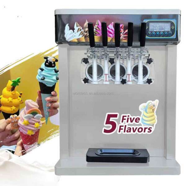 Máquina de Sorvete Macio de Iogurte Congelado em Vending Automático Taylor - 3 sabores - Novo - Ingredientes: Água, Frutas, Leite - Imagem 2