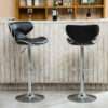 Estilo moderno giratório ajustável Recreational Bar Stool com descanso do pé
