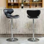 Estilo moderno giratório ajustável Recreational Bar Stool com descanso do pé
