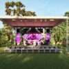 Palco Musical de Aluminio Completo de 7.32 X 4.88m X 1.1