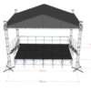 Palco Musical de Aluminio Completo de 7.32 X 4.88m X 1.1 - Imagem 14