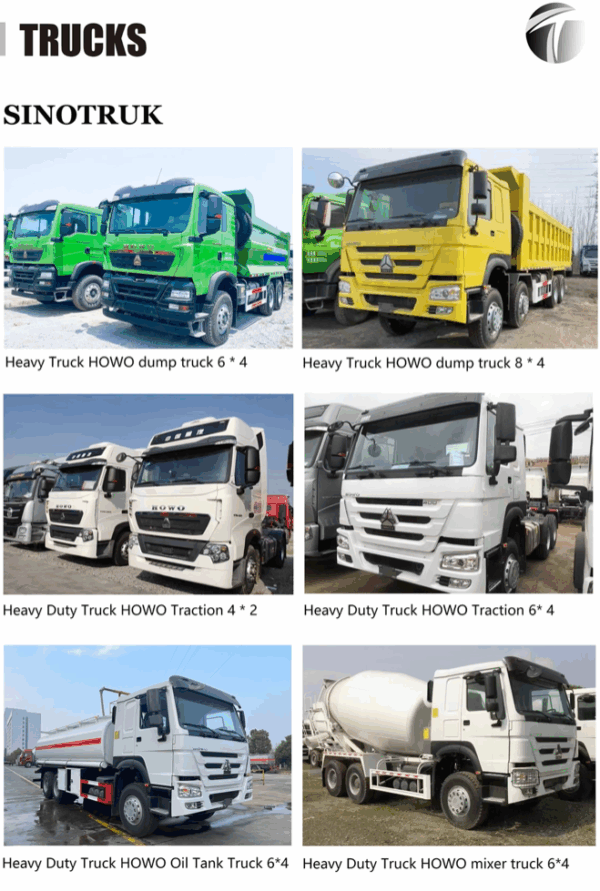 Sinotruck - Escolhe o teu modelo e iremos enviar a proposta