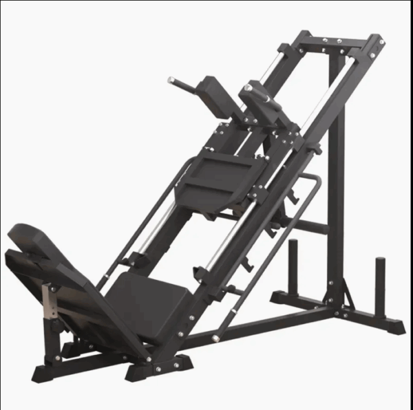 Máquina de Agachamento e Leg Press de Função Dupla com Placas de Carga para Academia Comercial 45 Graus