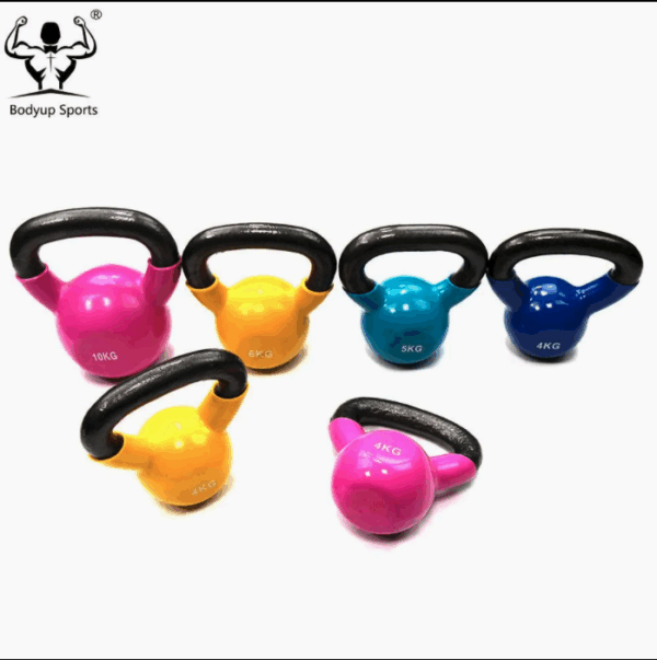 Vendas Quentes Kettlebells Revestidos de PVC