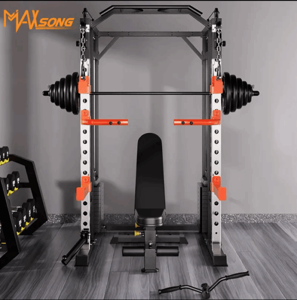 Equipamento de Ginástica Treinador Máquina Smith J009s Gaiola de Potência Suporte para Agachamento Máquina Smith - Imagem 4
