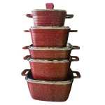 Modern Style Non-Stick Alumínio Panelas Define para Home Kitchen Cooking Pot and Pan Setsccc