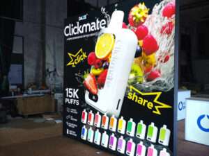 Detian Oferta Alta Qualidade Configuração Rápida Portátil De Alumínio Feira De Equipamentos Display Light Box Exhibition Booth